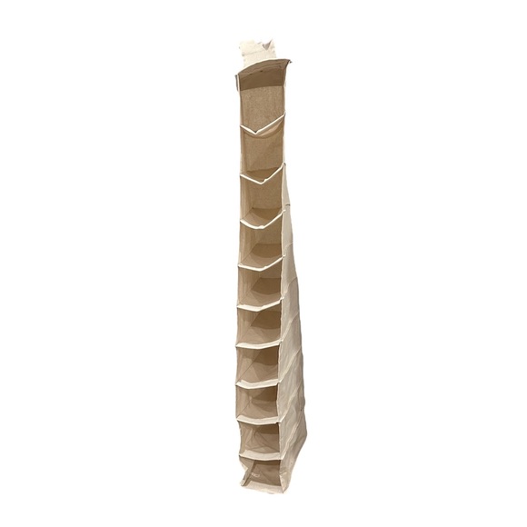 Canvas Hanging Shoe Organizer For Closet - Picture 1 of 7